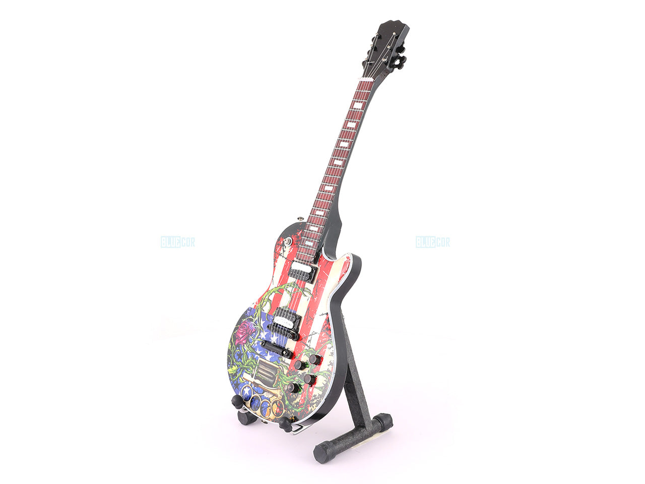 Slash Gibson Guns N Roses music band Miniature Guitar with Stand Generic design B Décor