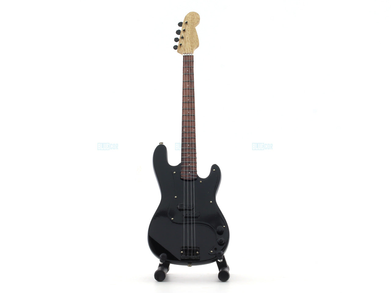 Standard Bass Electric Guitar Miniature with Stand Design E