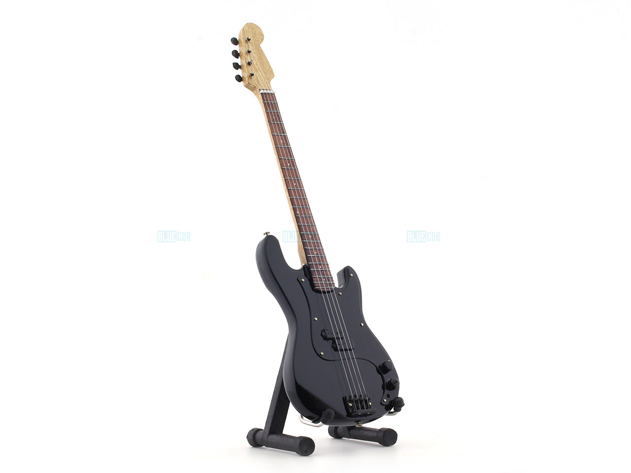 Standard Bass Electric Guitar Miniature with Stand Design E