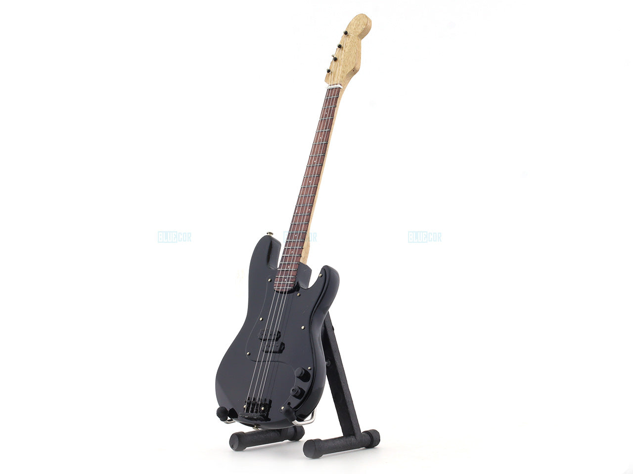 Standard Bass Electric Guitar Miniature with Stand Design E