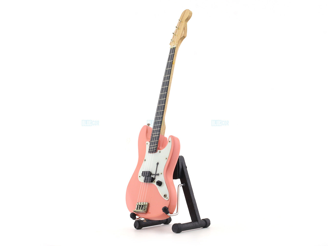 Standard Bass Electric Guitar Miniature with Stand Design C