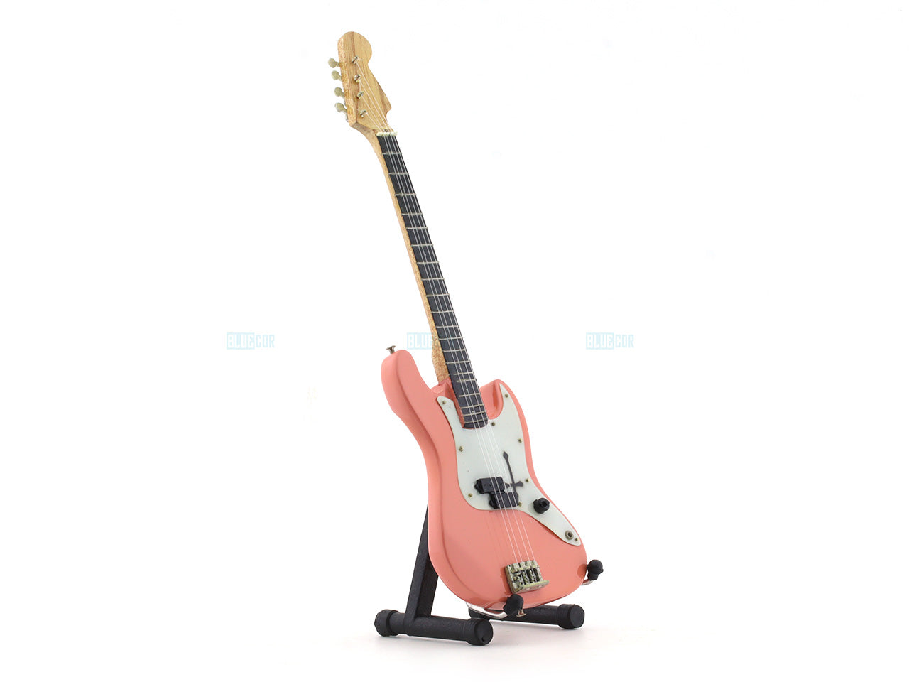 Standard Bass Electric Guitar Miniature with Stand Design C