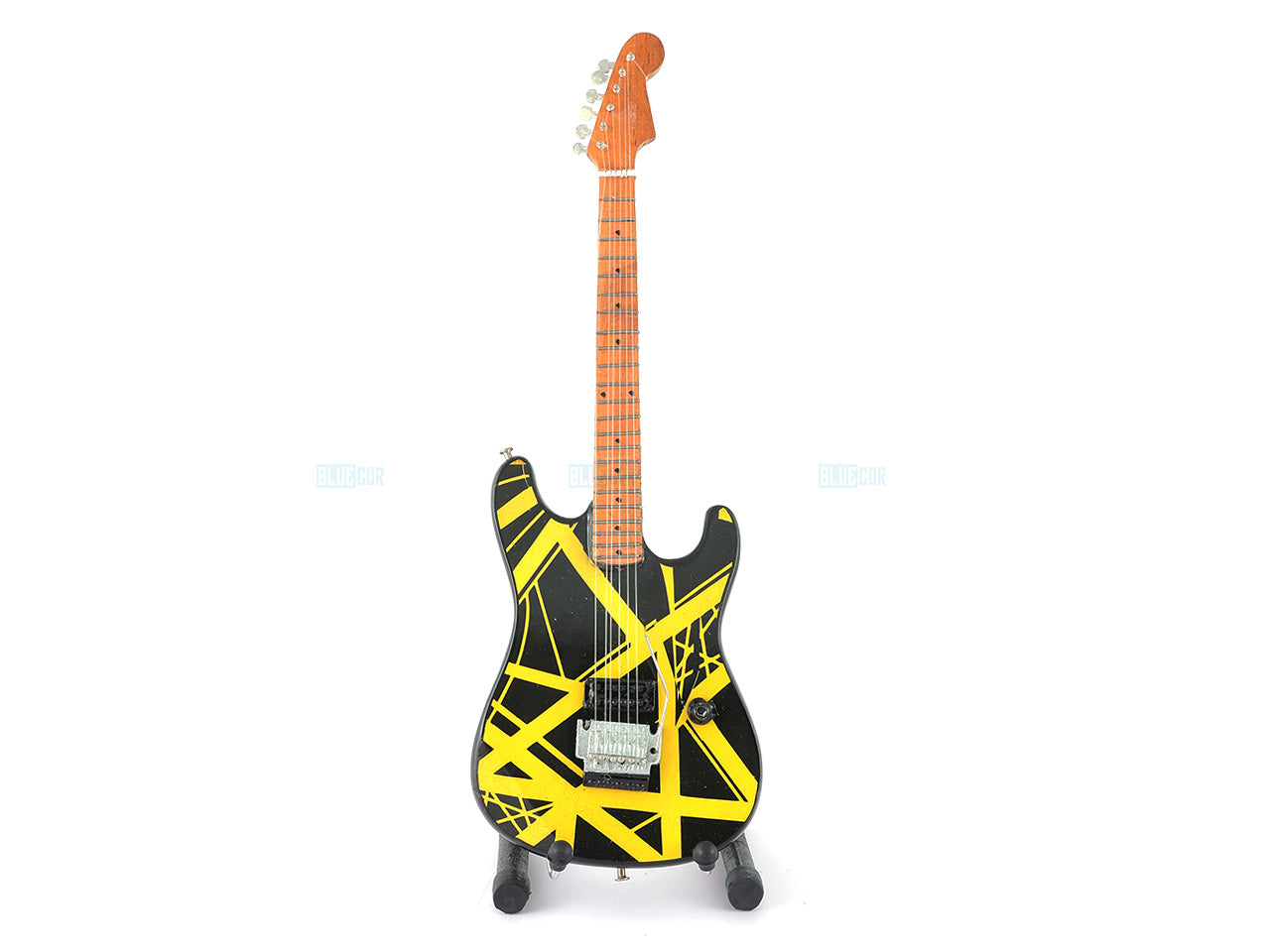Van Halen Music Band Miniature Guitar with Stand Generic design B Decor