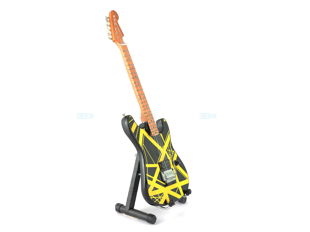 Van Halen Music Band Miniature Guitar with Stand Generic design B Decor