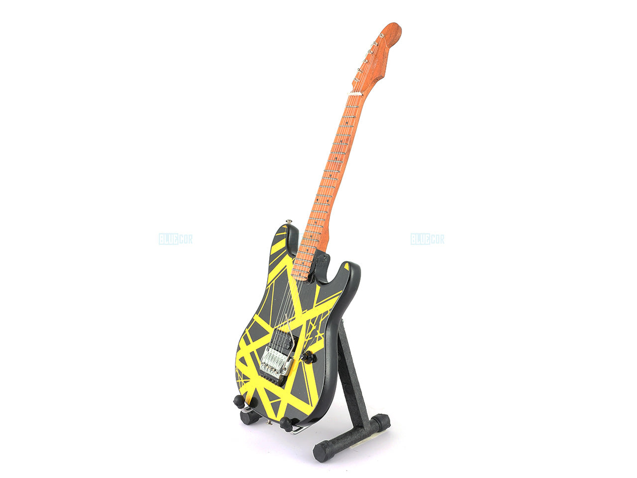Van Halen Music Band Miniature Guitar with Stand Generic design B Decor