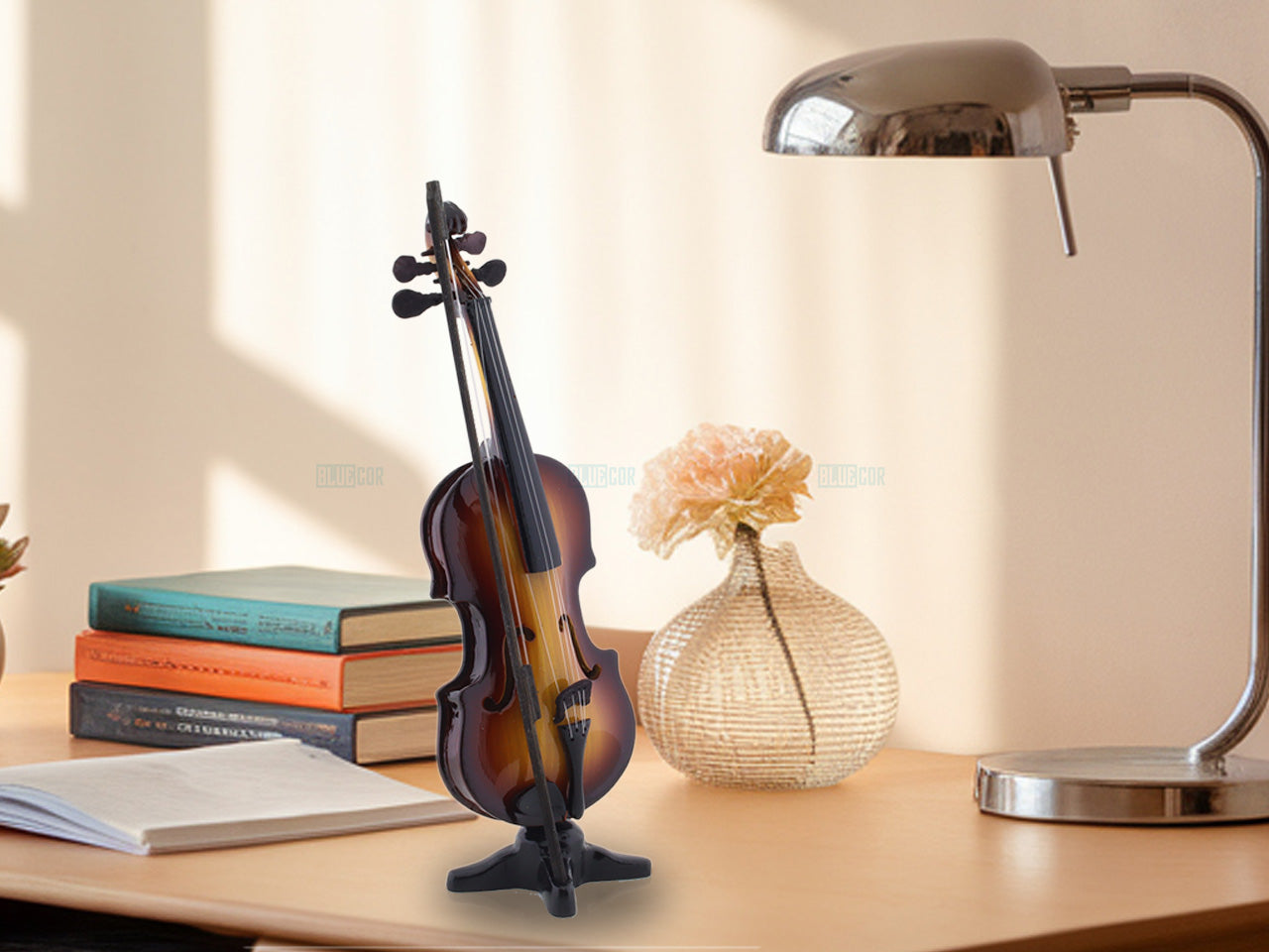 Violin premium wooden miniature music instrument