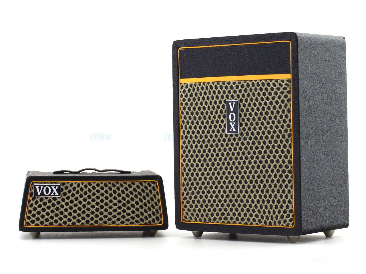 VOX Dual Stack Amplifier Miniature Wooden Decor Replica for Music Enthusiasts Design A