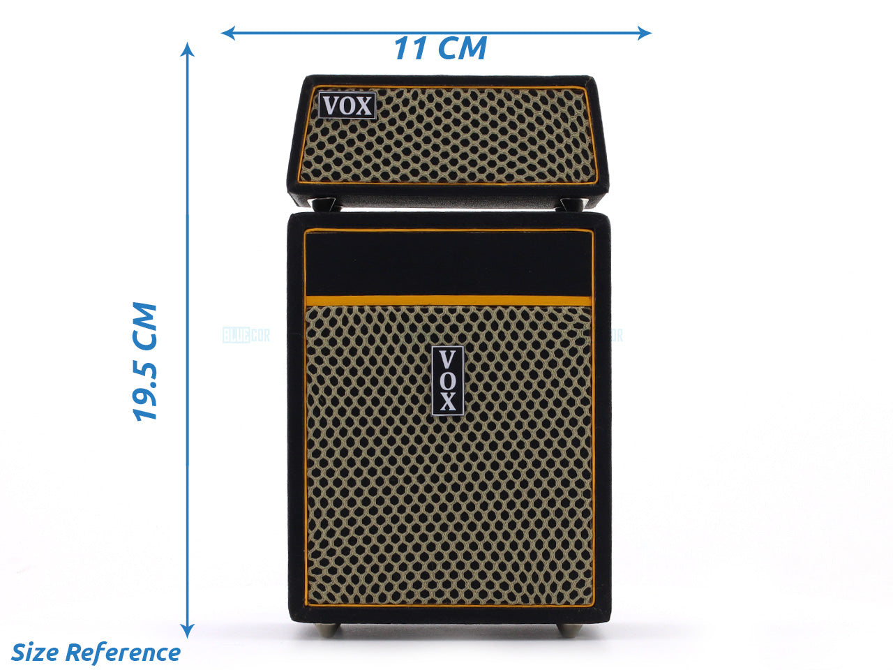 VOX Dual Stack Amplifier Miniature Wooden Decor Replica for Music Enthusiasts Design A