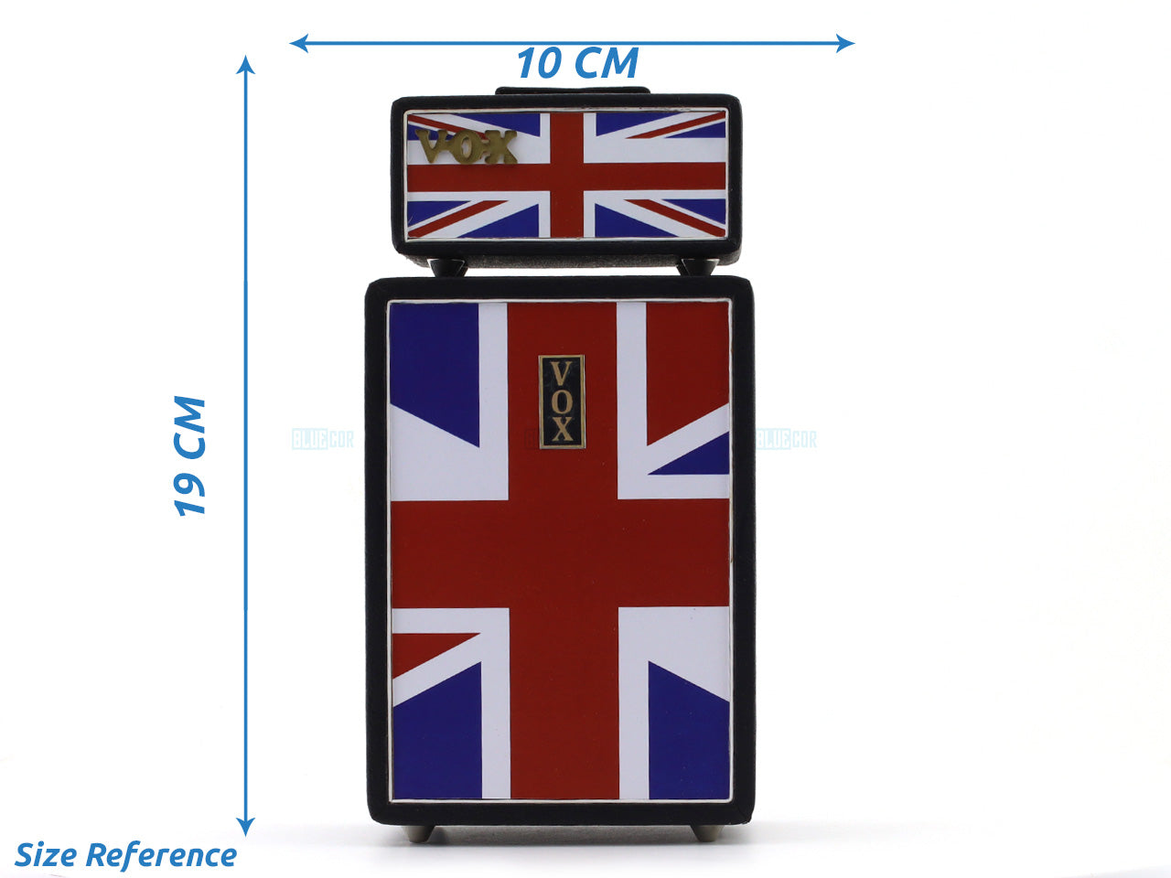VOX Union Jack Dual Stack Miniature Wooden Amplifier Décor Replica for Music Enthusiasts