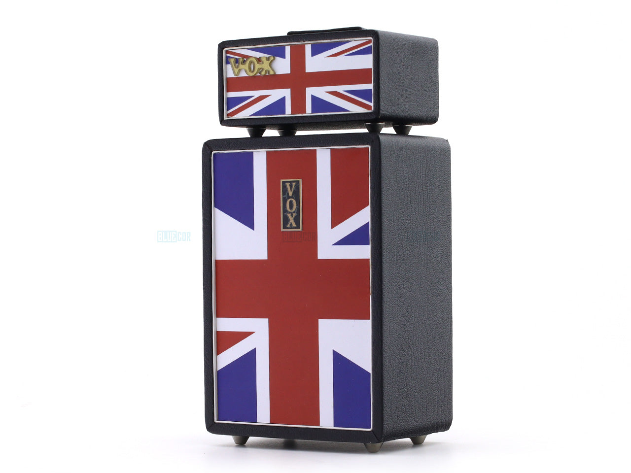 VOX Union Jack Dual Stack Miniature Wooden Amplifier Décor Replica for Music Enthusiasts