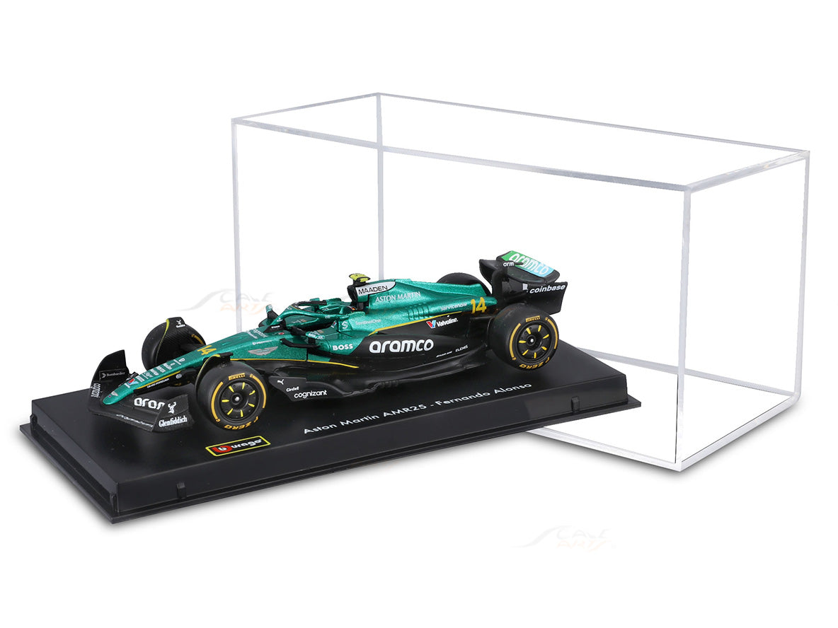 2025 Aston Martin AMR25 F. Alonso Australia GP 1:43 Scale Bburago Licensed Formula 1 Diecast Model