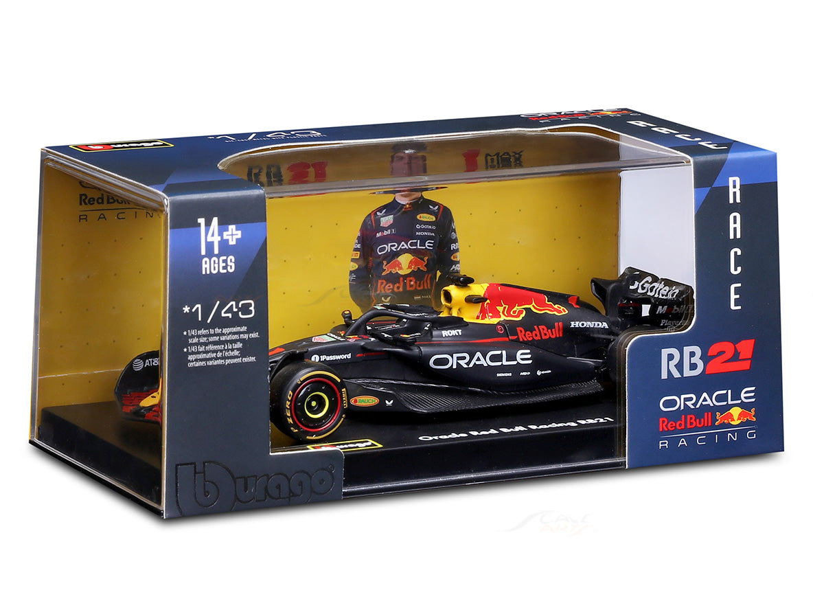 2025 Red Bull RB21 Max Verstappen Bahrain GP 1:43 Scale Bburago Licensed Formula 1 Diecast Model