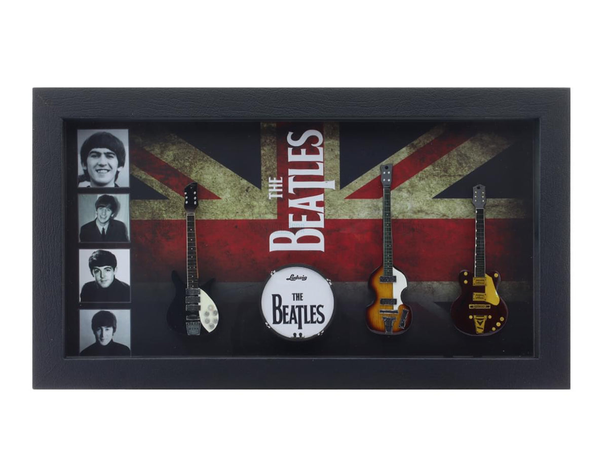 The Beetles Music band photo frame with miniature guitars Design C ...