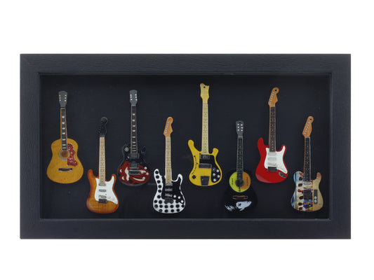 Miniature Guitars frame with miniature guitars Design A