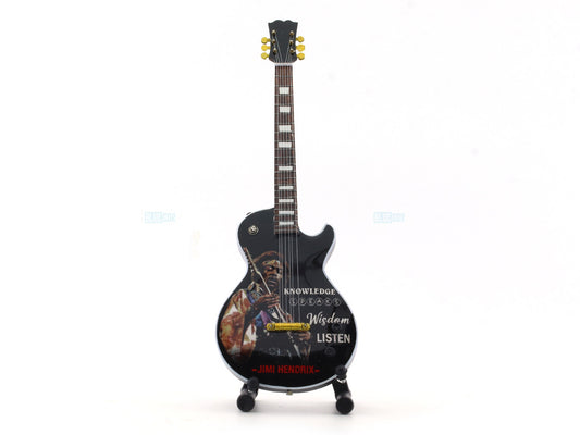 Jimi Hendrix Miniature Guitar with Stand Generic design A