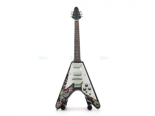 Jimi Hendrix Love Drops Music band Miniature Guitar with Stand