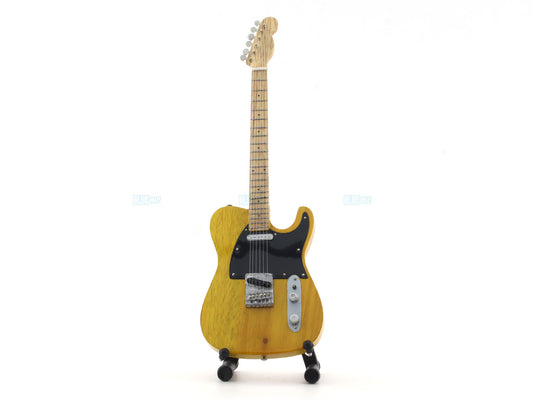 Albert Collins music band Miniature Guitar with Stand Generic design A