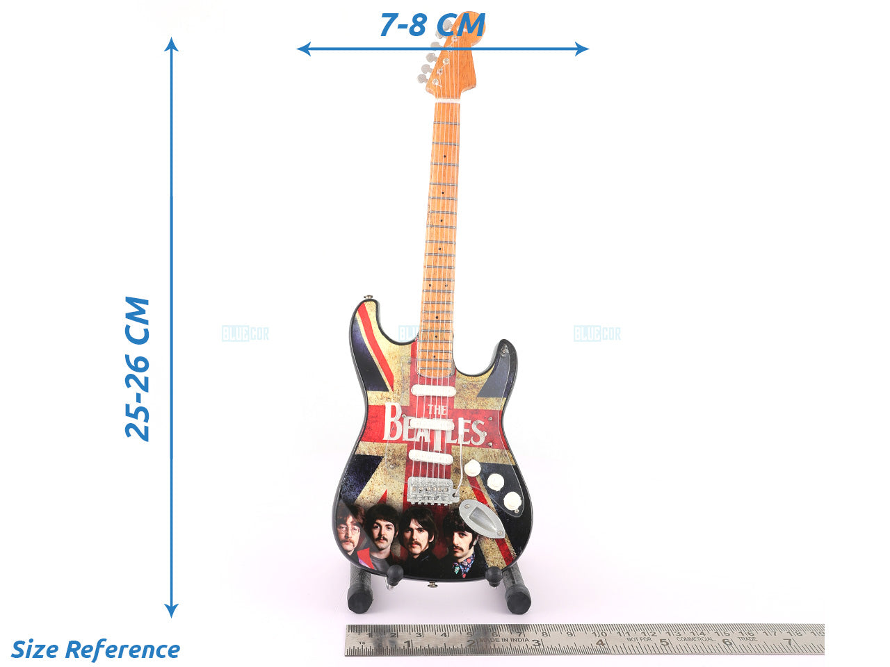 Beatles music band Miniature Guitar with Stand Generic design A