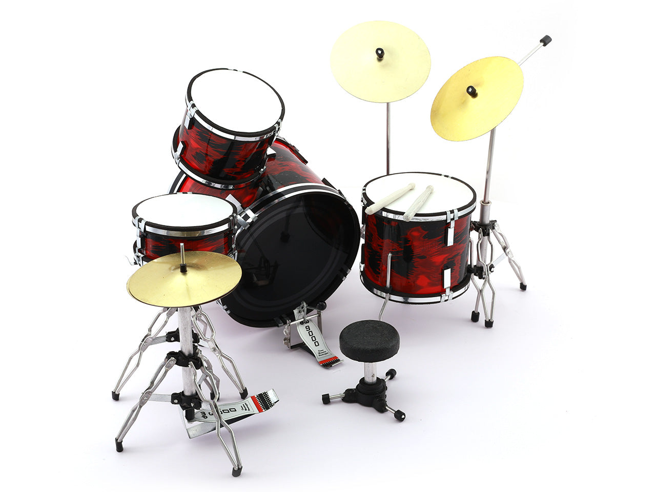 Beatles music band Miniature Drum set collectible Design A