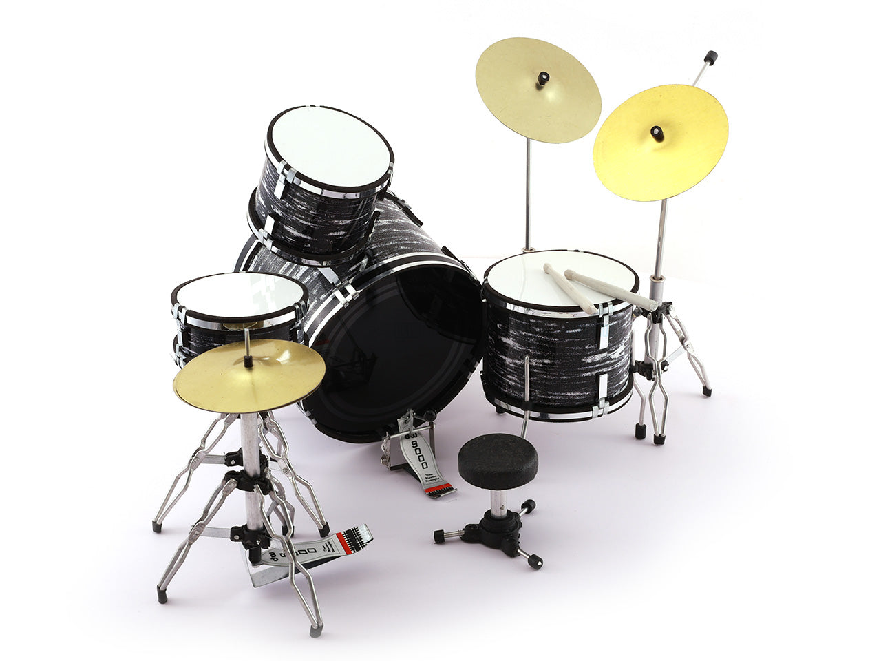 Beatles music band Miniature Drum set collectible Design C