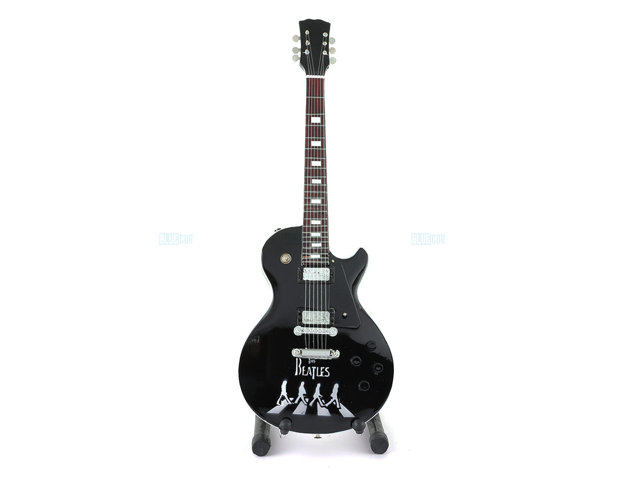Beatles Music Band Miniature Guitar with Stand Generic design F Decor