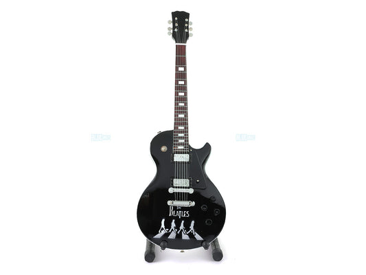 Beatles Music Band Miniature Guitar with Stand Generic design F Decor