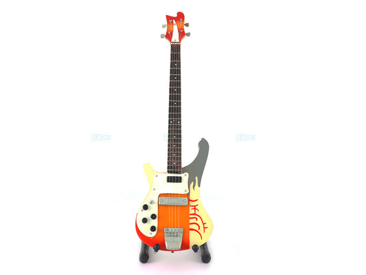 Beatles Music Band Miniature Guitar with Stand Generic design J Decor