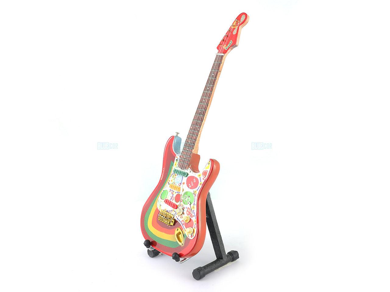 Beatles Music Band Miniature Guitar with Stand Generic design K Decor