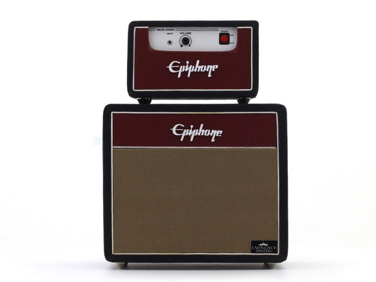 Wooden Epiphone Dual Stack Amplifier decorative replica for music lovers