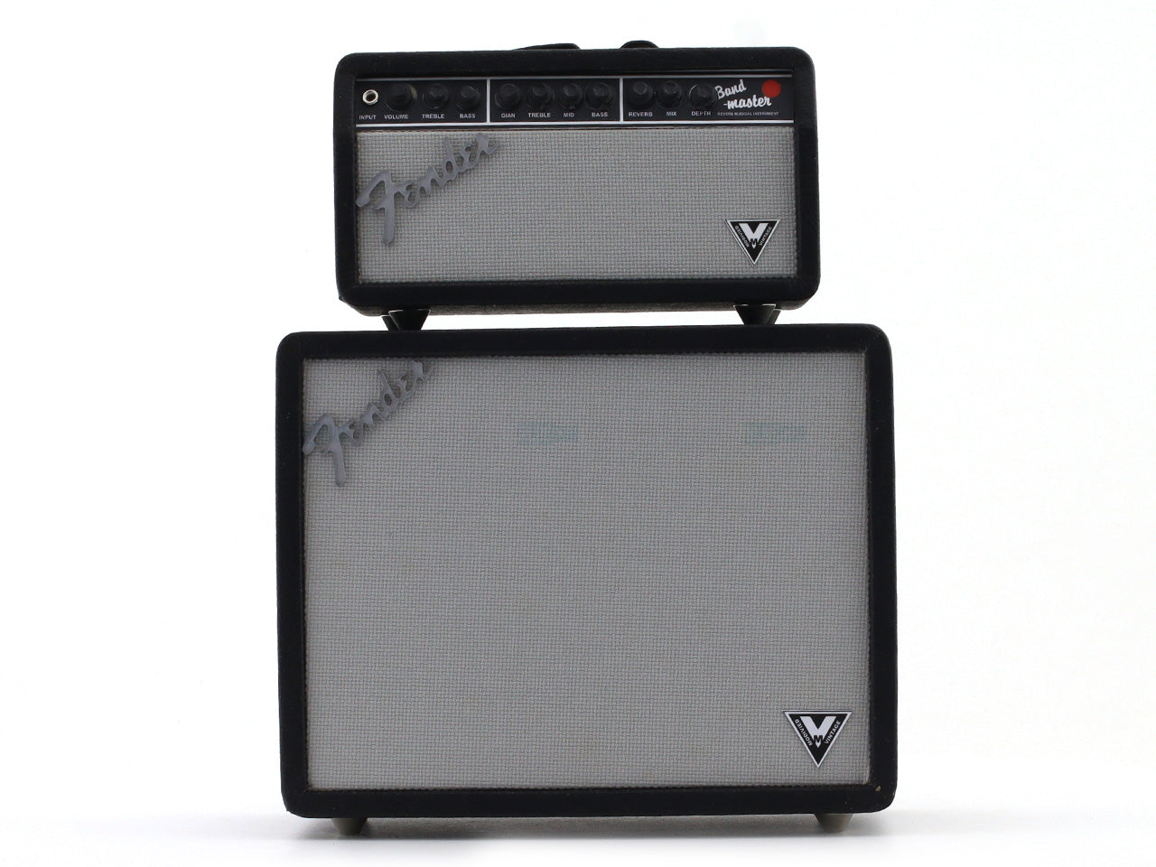 Fender Bandmaster Dual Stack Miniature Wooden Amplifier Décor Replica ...