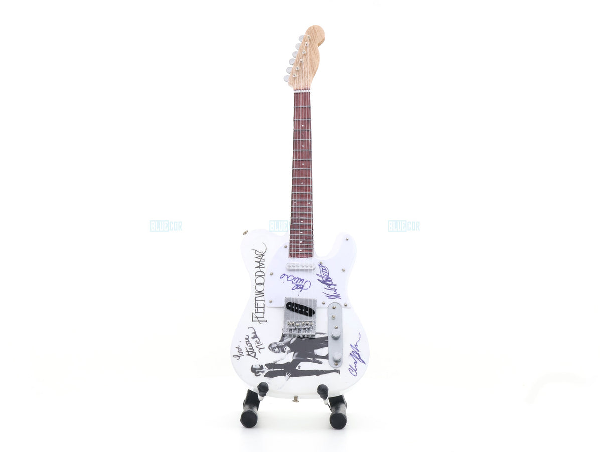 Fleetwood Mac Inspired Signature-Style A Miniature Guitar with Stand - 25cm