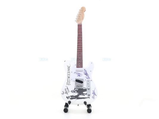 Fleetwood Mac Inspired Signature-Style A Miniature Guitar with Stand - 25cm