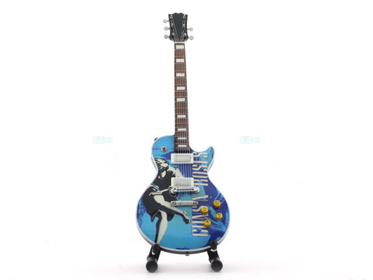 Guns and Roses music band Miniature Guitar with Stand Generic design C