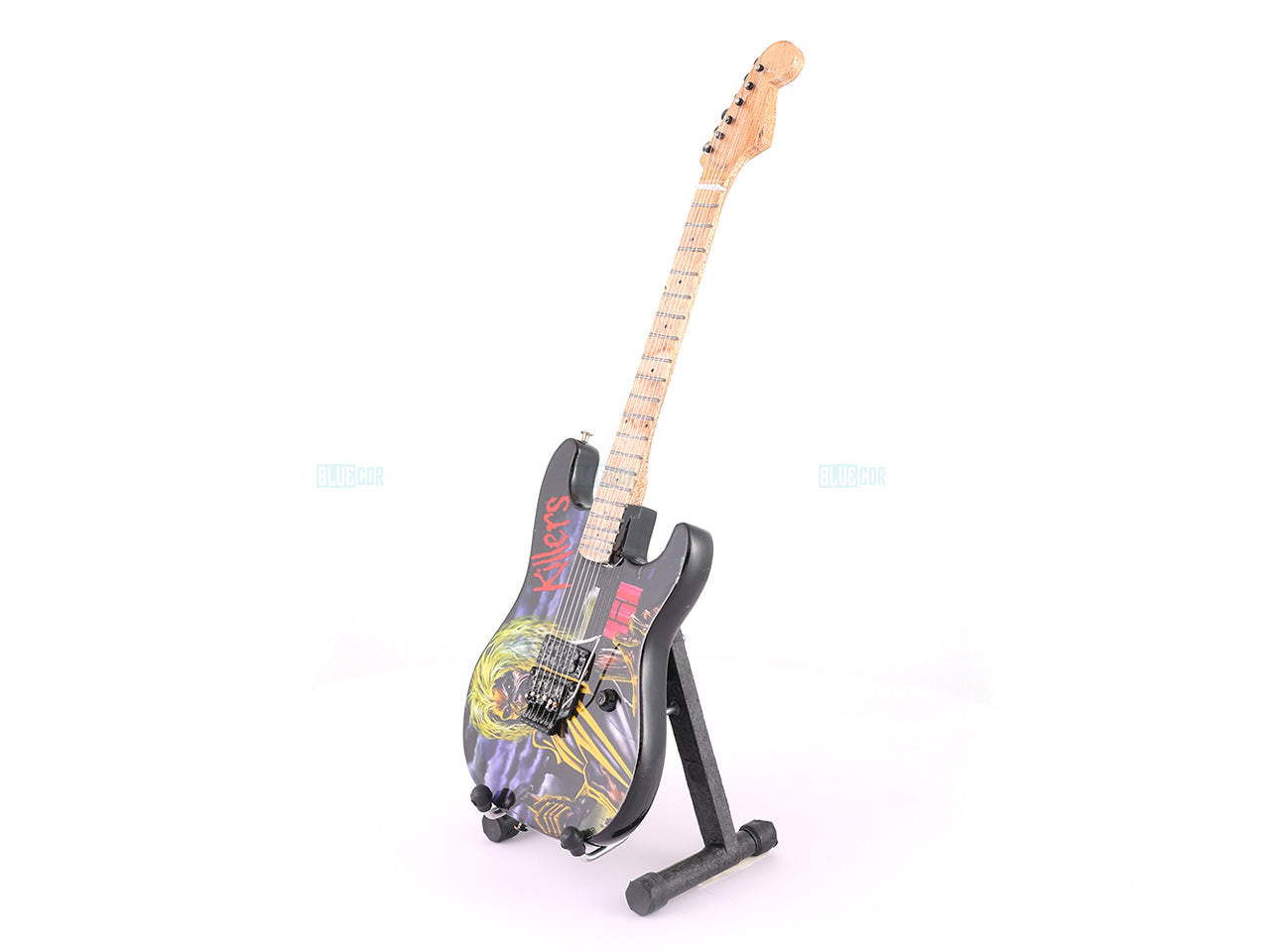 Iron Maiden Killers music band Miniature Guitar with Stand Generic design Décor