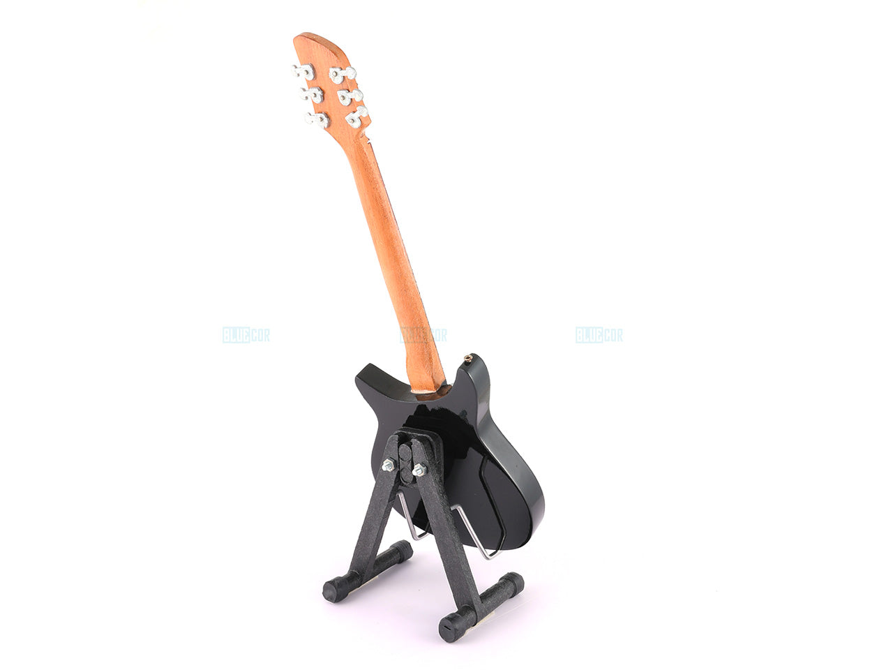 John Lennon Beatles Music Band Miniature Guitar with Stand Design D - Décor