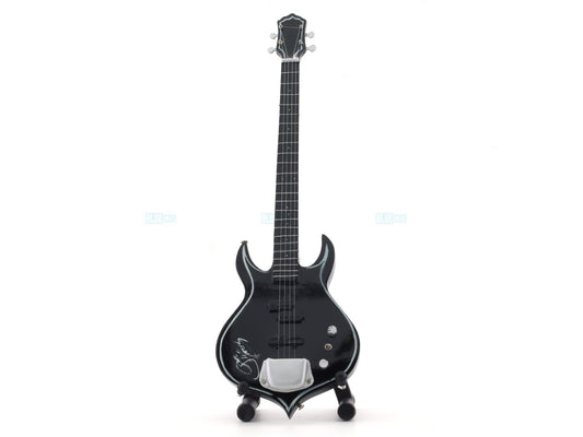 KISS music band Miniature Guitar with Stand Generic design A