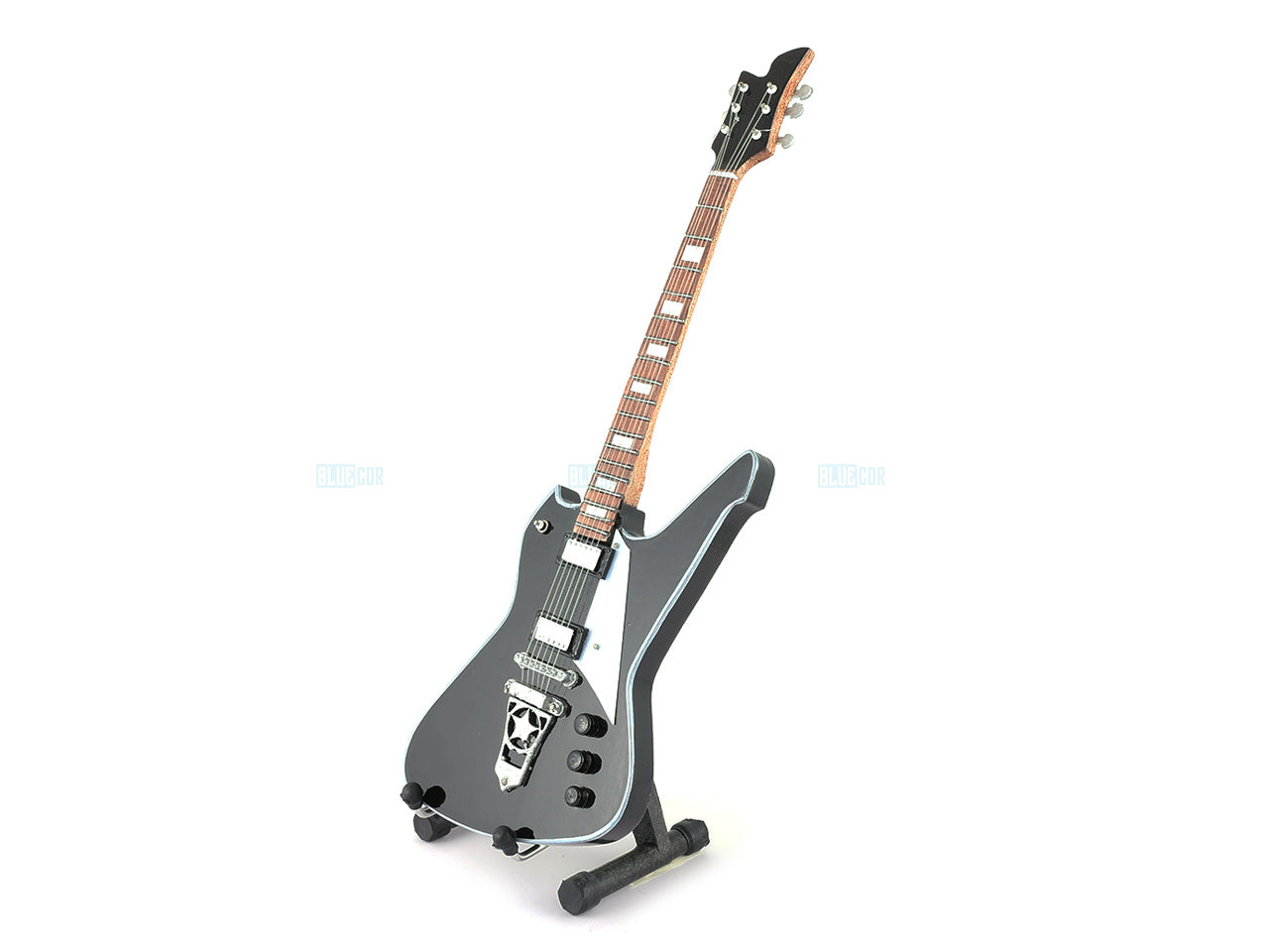 KISS Music Band Miniature Guitar with Stand Generic design C Decor