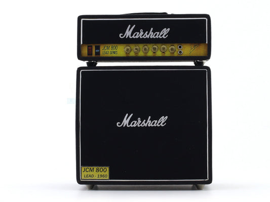 Wooden Marshall JCM 800 black dual stack amplifier decorative replica for music lovers