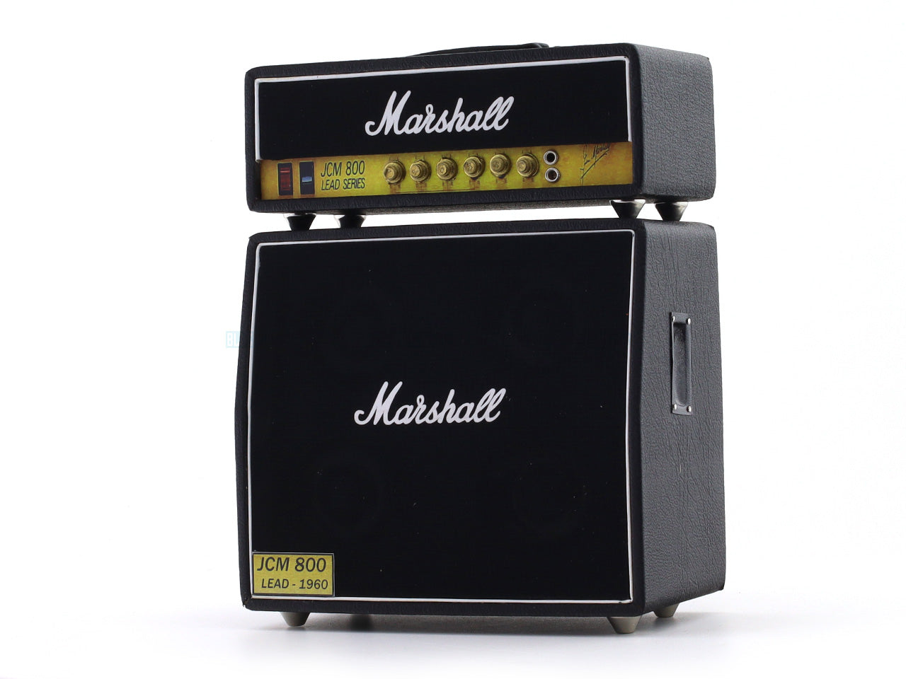 Marshall JCM 800 Black Dual Stack Amplifier Miniature Wooden Décor Replica for Music Enthusiasts Design A