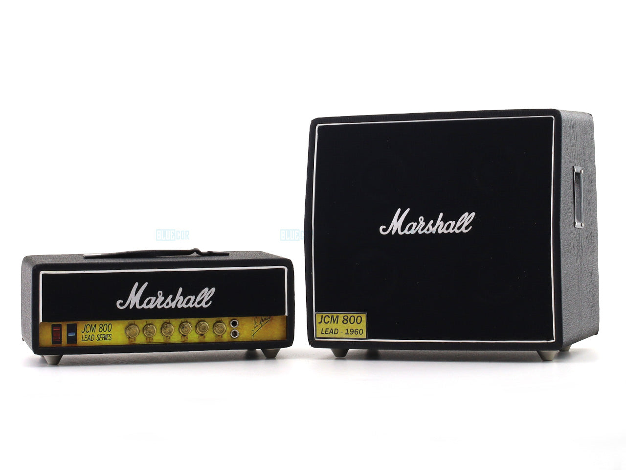 Marshall JCM 800 Black Dual Stack Amplifier Miniature Wooden Décor Replica for Music Enthusiasts Design A