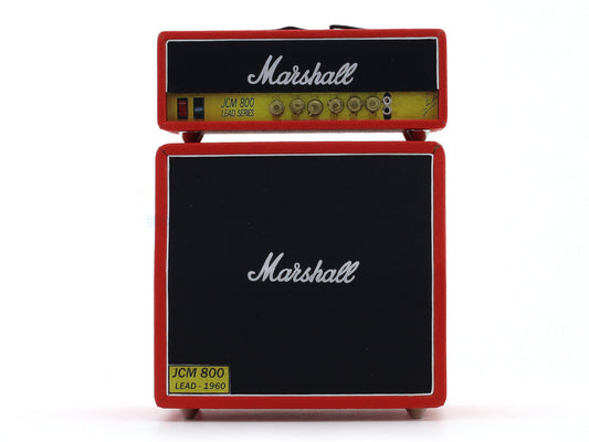 Marshall JCM 800 Red Dual Stack Amplifier Wooden Décor Replica for Music Enthusiasts Design A
