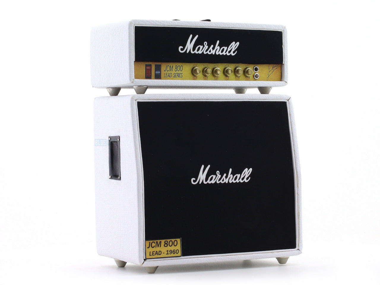 Marshall JCM 800 Black Dual Stack Amplifier Miniature Wooden Décor Replica for Music Enthusiasts Design A