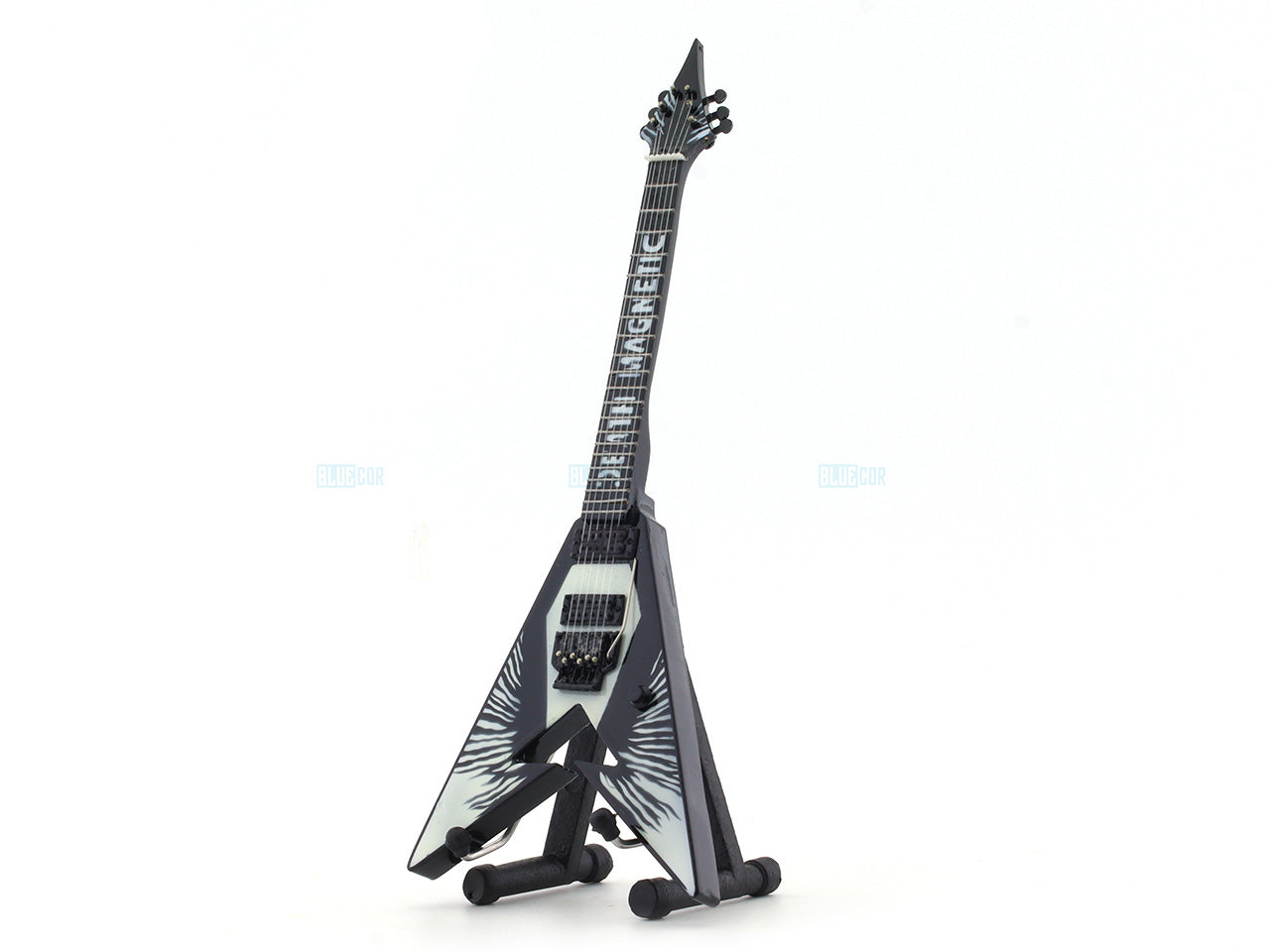 Metallica music band Miniature Guitar with Stand Generic design A