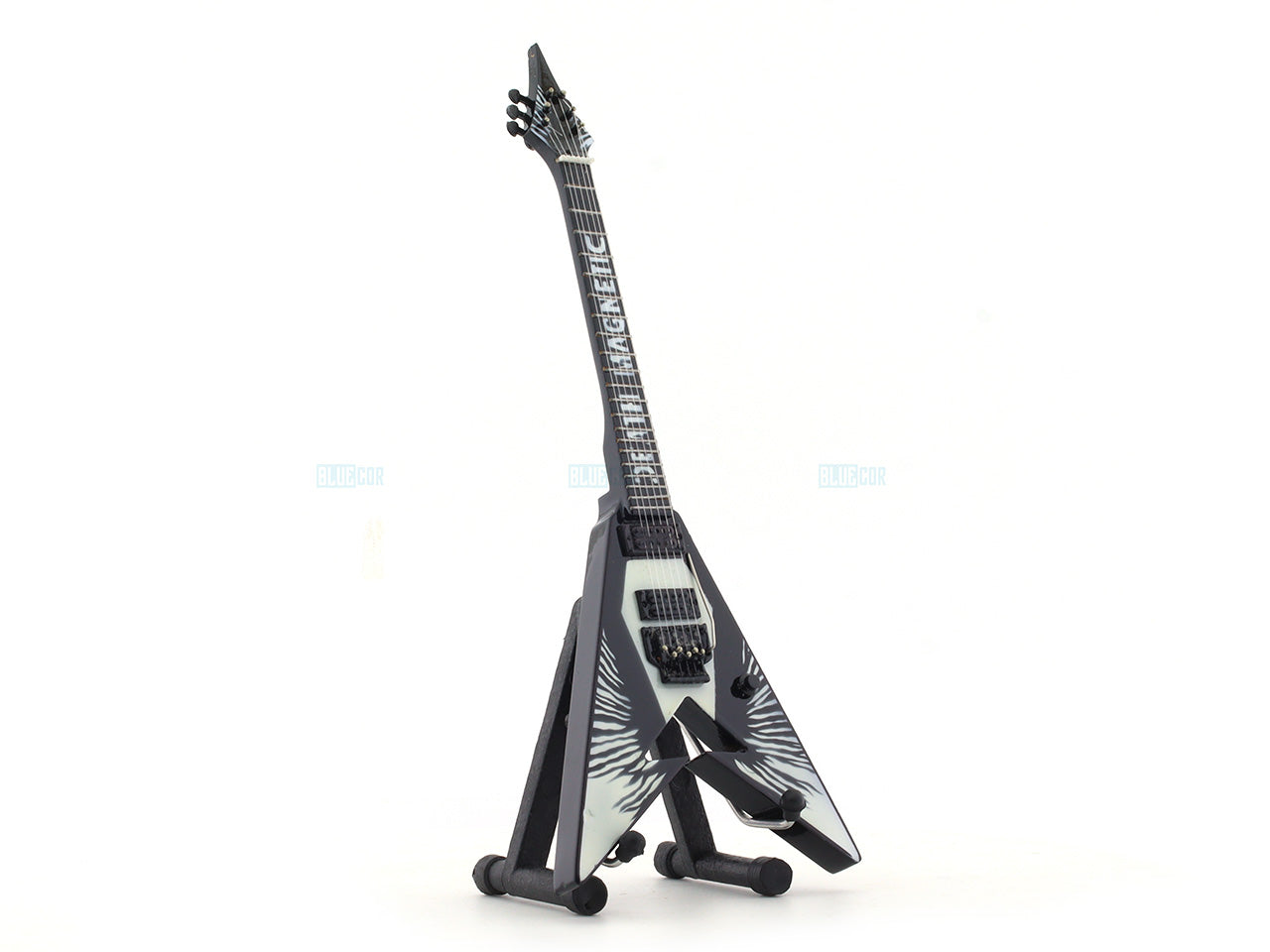 Metallica music band Miniature Guitar with Stand Generic design A