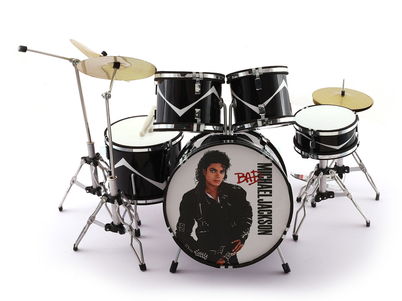 Michael Jackson music band Miniature Drum set collectible Design B