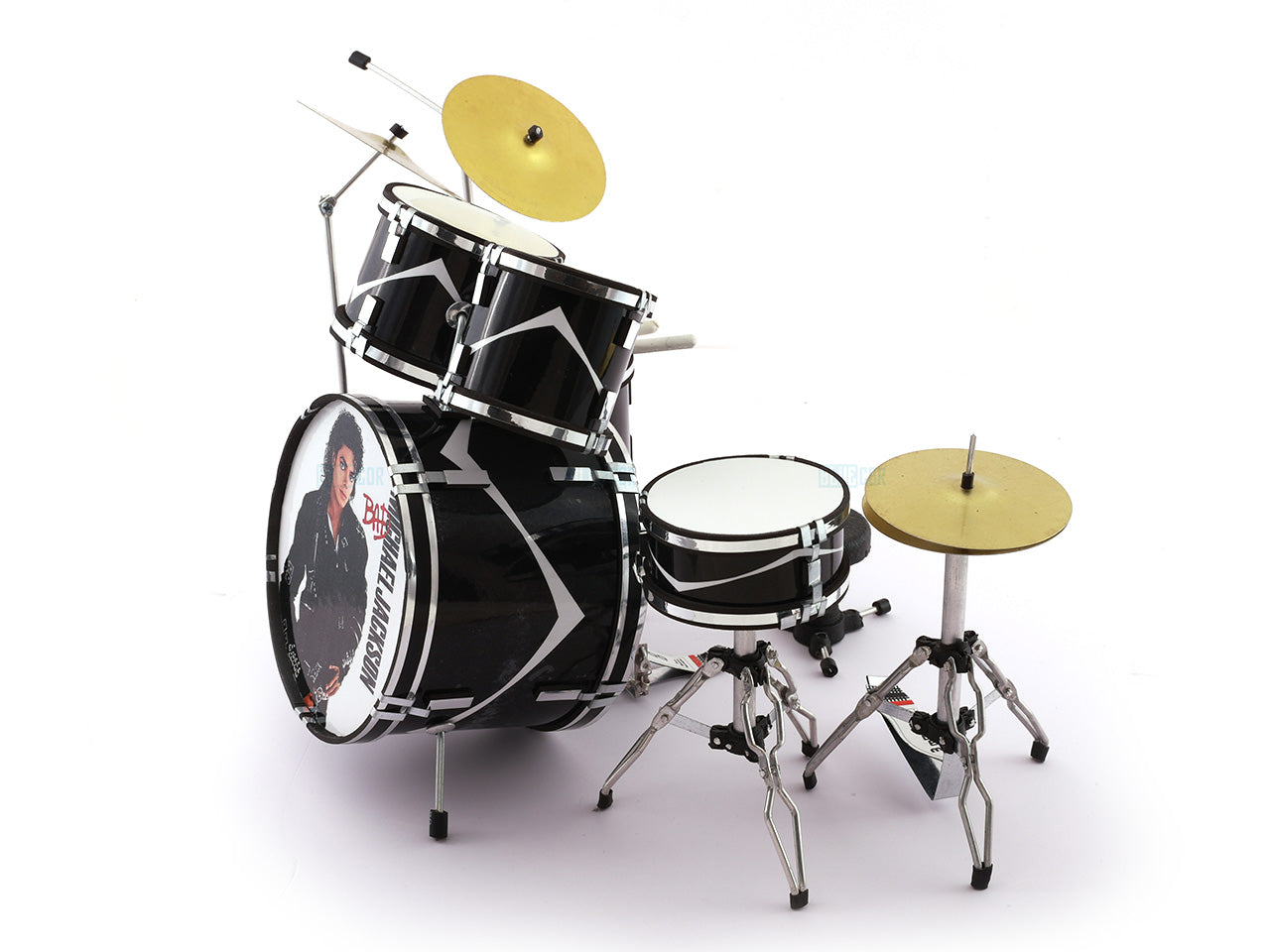 Michael Jackson music band Miniature Drum set collectible Design B