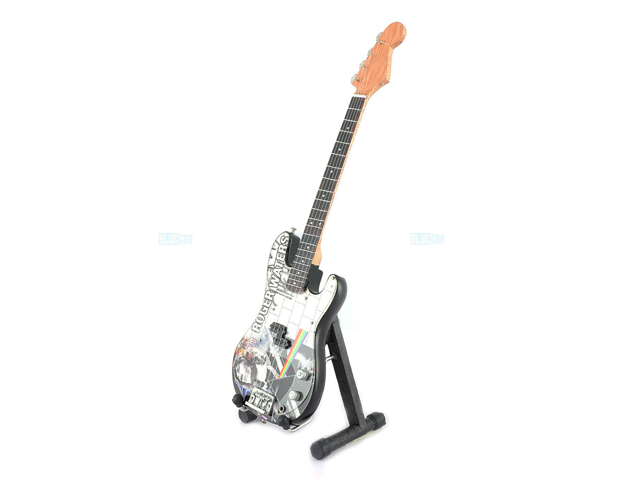 Pink Floyd music band Miniature Guitar with Stand Generic design D Decor