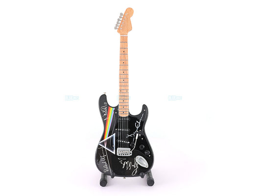 Pink Floyd music band Miniature Guitar with Stand Generic design E Décor