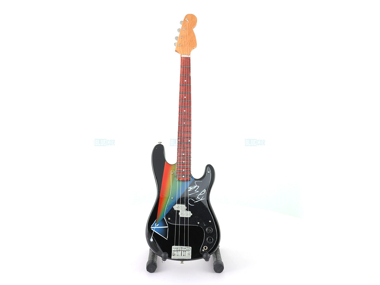 Pink Floyd Roger Waters music band Miniature Guitar with Stand Generic design D Decor