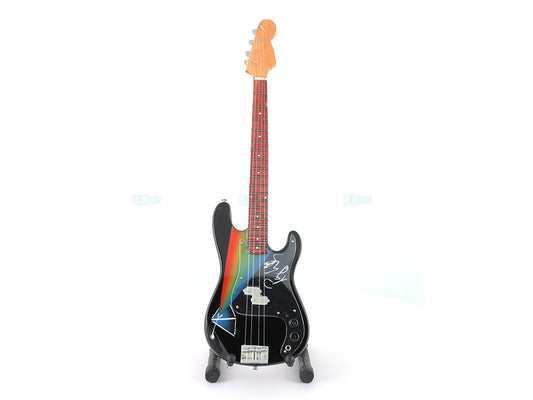 Pink Floyd Roger Waters music band Miniature Guitar with Stand Generic design D Decor